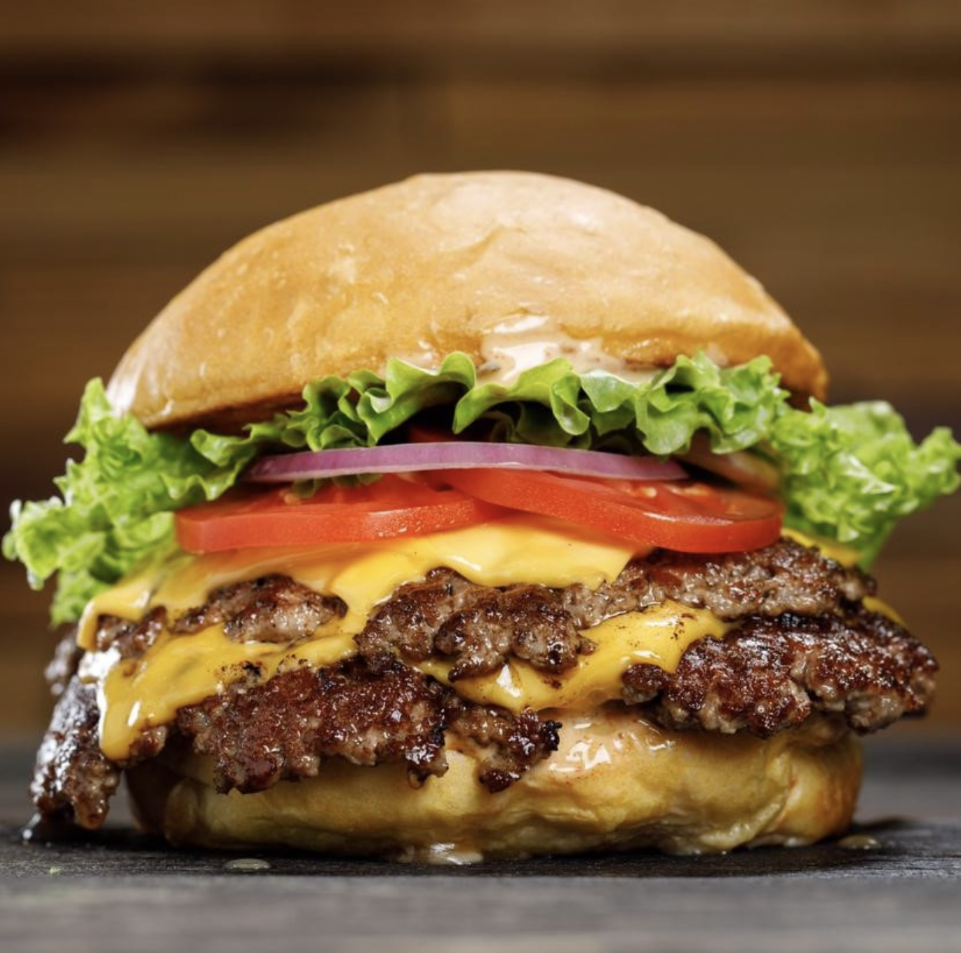 American burger combo